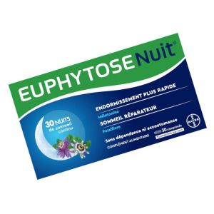 Euphytose Nuit mélatonine comprimes x30