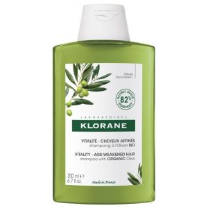 Klorane Vitalité - Cheveux Affinés Shampoing à l'Olivier Bio 200 ml