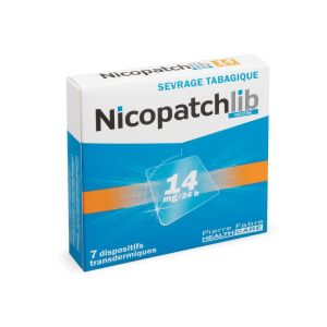Nicopatchlib 14mg/24h Dispositif trans-dermique x7