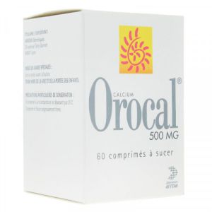 Orocal 500mg Comprimés à sucer x60