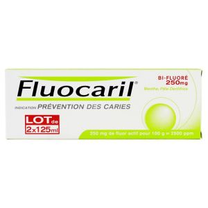 Fluocaril 250 Bifluoré dentifrice Menthe 2x125ml