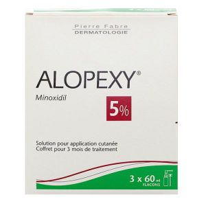 Alopexy 5% Solution Externe 60ml x3 anti-chute de cheveux