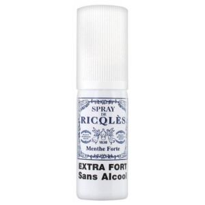 Ricqles Spray Buccal Sans alcool à la menthe extra forte 15 ml