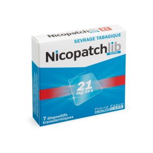 Nicopatchlib 21mg/24h dispositif trans-dermique x7