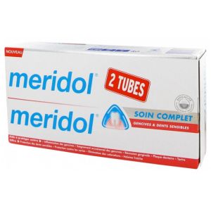 Meridol Dentifrice Soin Complet Gencives & Dents Sensibles Lot de 2 x 75 ml