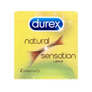Préservatifs Durex natural Sensation x2