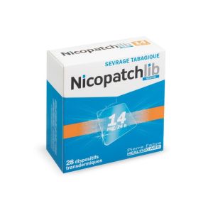 Nicopatchlib 14mg/24h Dispositif trans-dermique x28