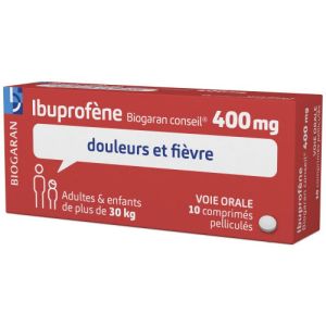Biogaran Ibuprofène 400mg 10 comprimés