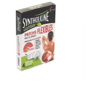 SYNTHOLKINE PATCHS CHAUFFANTS FLEXIBLES X4