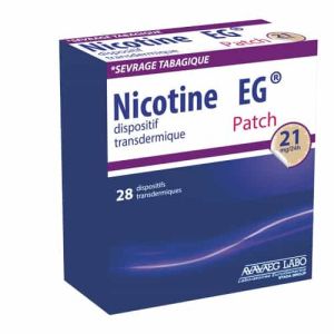 Nicotine EG patch transdermique 21mg/24h x28