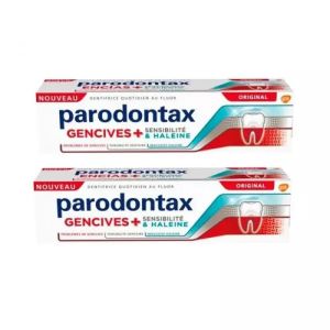 Parodontax Gencive+ Sensibilité&Haleine Dentifrice 2x75ml