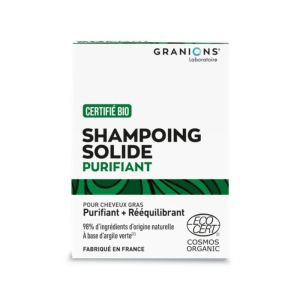 Granions Shampoing Bio Solide Purifiant 80g
