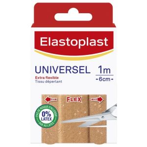 Elastoplast Universel Bande à Découper Extra-Flexible 1mx6cm 10 bandes