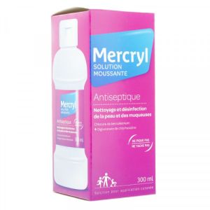 Mercryl Solution Moussante antiseptique Flacon 300ml