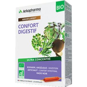 Arkofluides Confort Digestif Ultra Concentre Bio 20 Ampoules