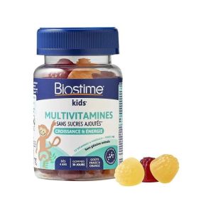 Biostime Kids Multivitamines sans sucres ajoutés 30 gommes