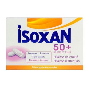Isoxan 50+ comprimes x20 multi-vitamines