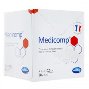 Hartmann Compresse Stérile Medicomp Non tissé 7,5x7,5 cm x100 (copie)