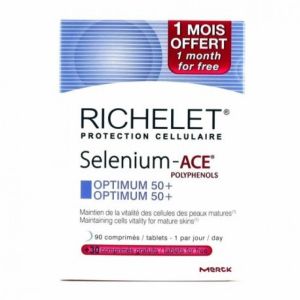 Sélénium ACE Richelet optimum 50+ 90+30 comprimes offert