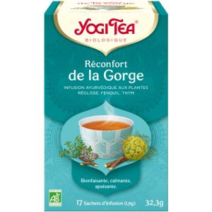 Yogi Tea Bio Réconfort de la Gorge 17 Sachets