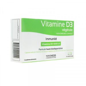 Fadiamone Vitamine D3 végétale 30 capsules molles