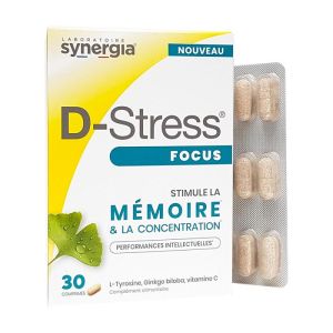 D-Stress Focus Mémoire&Concentration 30 Comprimés