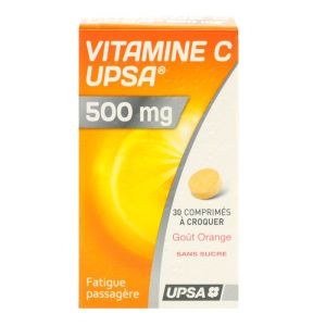 Vitamine C 500mg Upsa Comprimés à Croquer x30