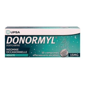 Donormyl 15mg Comprimes Effervescents x10