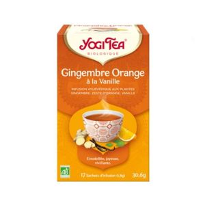 Yogi Tea Gingembre/Orange à la Vanille 17 sachets