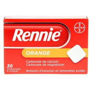 Rennie Orange Comprimés a Croquer x36