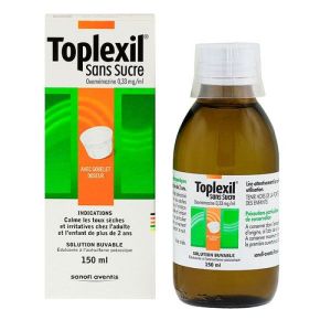 Toplexil toux sèche Sirop Sans sucre 150ml
