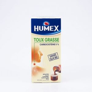 Humex 5% Expectorant Adulte Sirop Sans sucre 250ml