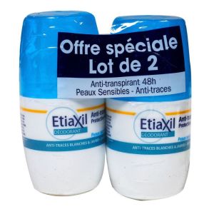 Etiaxil déodorant quotidien 48h roll-on 2x50ml