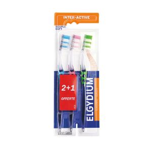 ELGYDIUM TRIO BROSSE A DENT SOUPLE