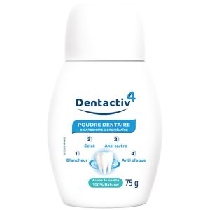 DENTACTIV 4 poudre dentaire 75g