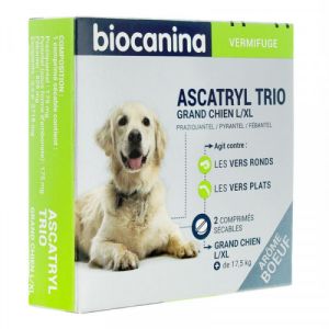 Biocanina Ascatryl Grand Chien x2 comprimés + de 17.5kg
