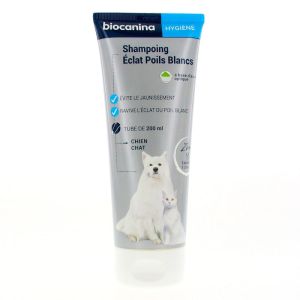 Biocanina Shampoing Éclat Poils Blancs 200ml
