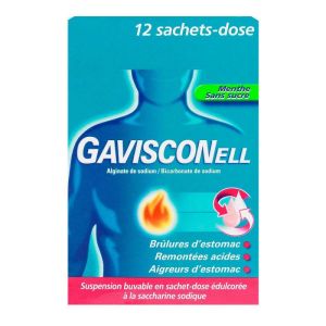 Gavisconell Menthe Sachet 10ml x12