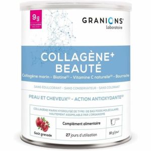 Granions Collagène+ Beauté Peau et Cheveux-Action Anti-Oxydante 9g pot de 275g