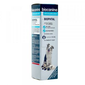 Biocanina Biophtal Nettoyant Yeux chiens et chats 125ml