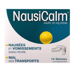 Nausicalm 50mg Adulte Gélules x14