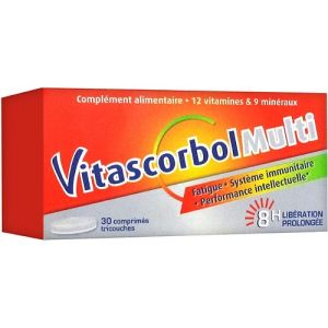 Vitascorbol Multi Comprimés Tri-couche x30