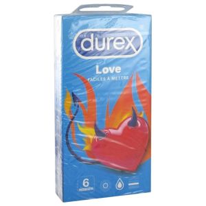 Preservatifs Durex Love x6