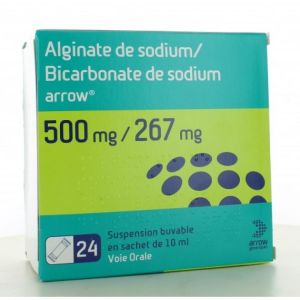 Alginate/bicarbonate de Sodium EG Sachet 10ml x24
