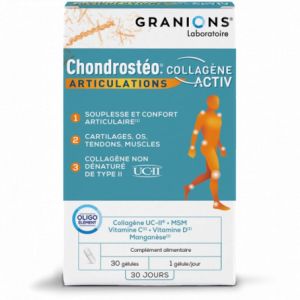 Chondrosteo +Articulations Collagène Activ 30 gélules