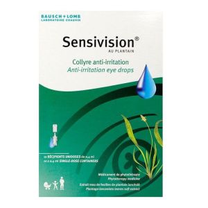 Sensivision Plantain Collyre anti-irritations Dosettes x10