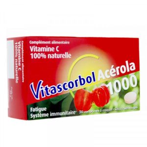 Vitascorbol Acerola1000 Comprimés à Croquer x30