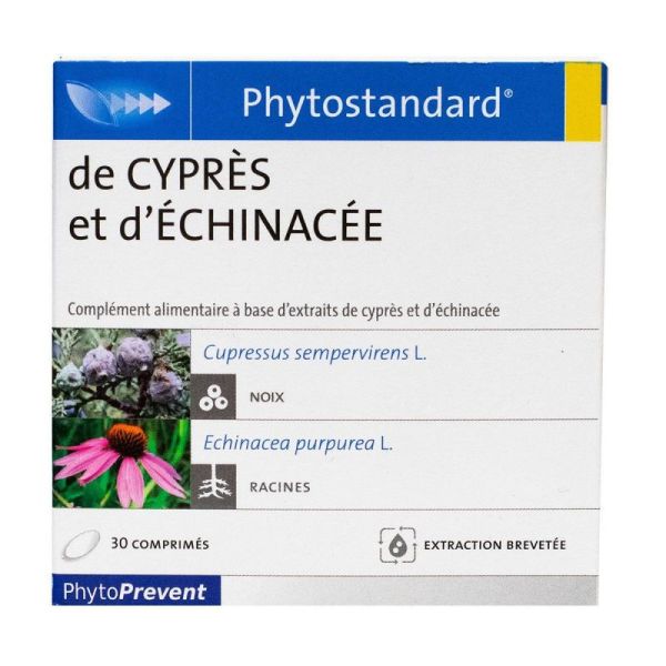 Phytostandard Cyprès/echinacée 30 Comprimés