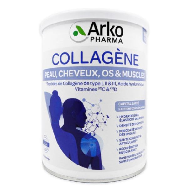 Collagène peau, cheveux, os et muscles pot 260g