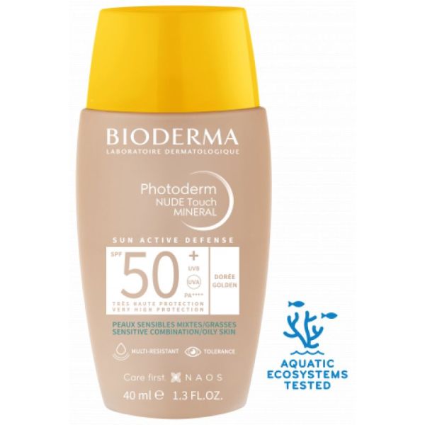 Photoderm NUDE Touch MINERAL SPF50+ dorée 40ml